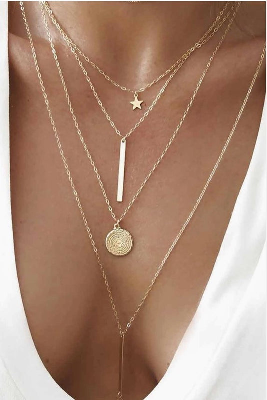 Boho Multi-Layered Necklace