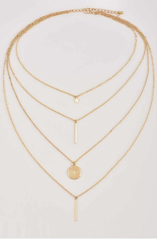 Boho Multi-Layered Necklace